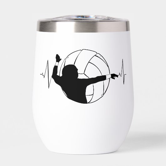Volleyball - Volleyball Player Heartbeat (Vorderseite)