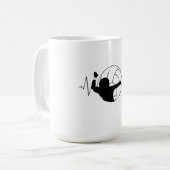 Volleyball - Volleyball Player Heartbeat Kaffeetasse (Vorderseite Links)