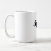 Volleyball - Volleyball Player Heartbeat Kaffeetasse (Links)
