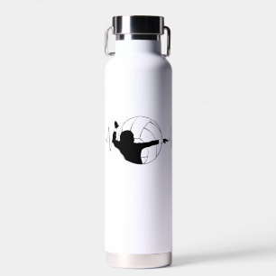 Volleyball - Volleyball Player Heartbeat Trinkflasche