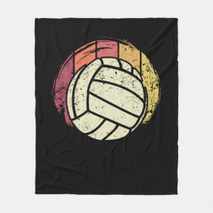 Volleyball Volleyball Retro Fleecedecke