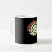 Volleyball Volleyball Retro Kaffeetasse (Vorderseite Links)