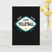 Volleyball Volleyball-Spieler Karte (Gelbe Blume)