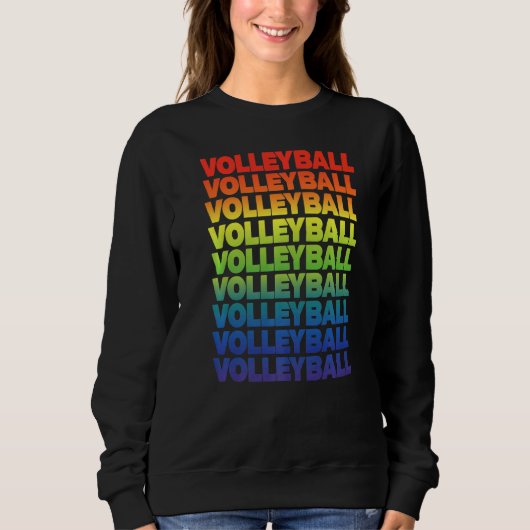 Volleyball Volleyball-Spieler Sweatshirt (Vorderseite)