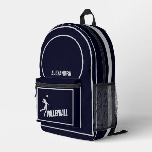 Volleyball, Volleyballspielerin, Mädchen, Geburtst Bedruckter Rucksack