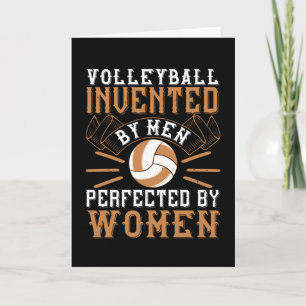 Volleyball - von Männern erfunden, die von Frauen  Karte