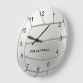Volleyball-Wandleuchte Große Wanduhr (Winkel)