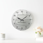 Volleyball-Wandleuchte Große Wanduhr (Zuhause)