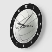 Volleyball-Wandleuchte Große Wanduhr (Winkel)