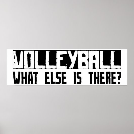 Volleyball Was gibt es sonst noch? Poster (Vorne)