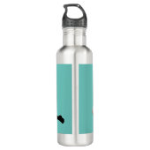 Volleyball Wasserflasche Edelstahlflasche (Rückseite)