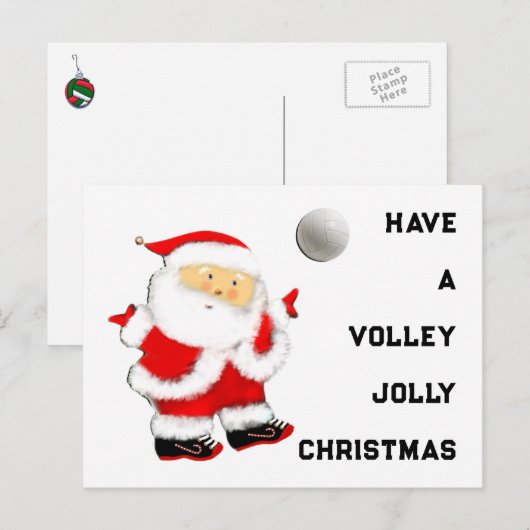 Volleyball Weihnachten (Vorne/Hinten)