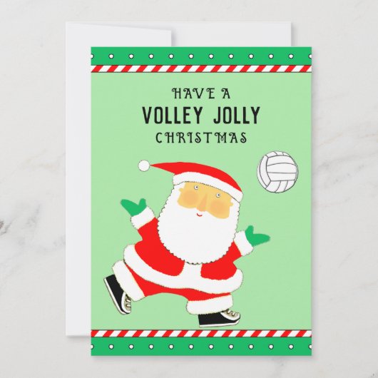 Volleyball Weihnachten (Vorderseite)