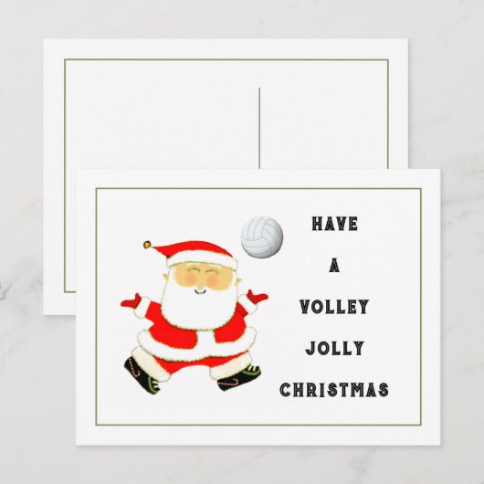 Volleyball Weihnachten (Vorne/Hinten)