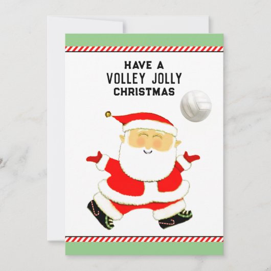 Volleyball Weihnachten (Vorderseite)