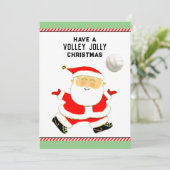 Volleyball Weihnachten (Stehend Vorderseite)