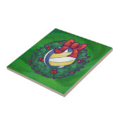 Volleyball Weihnachten Fliese (Seite)