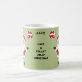 Volleyball Weihnachten Kaffeetasse (Mittel)