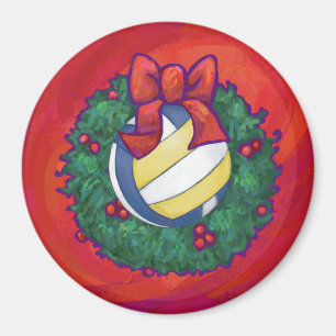 Volleyball Weihnachten Magnet