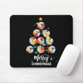 Volleyball Weihnachtsbaum Weihnachtsgeschenk Mousepad (Mit Mouse)