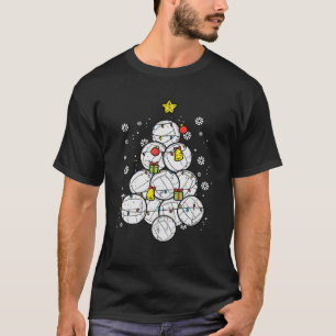 Volleyball Weihnachtsbaum Xmas Sportspieler Männer T-Shirt