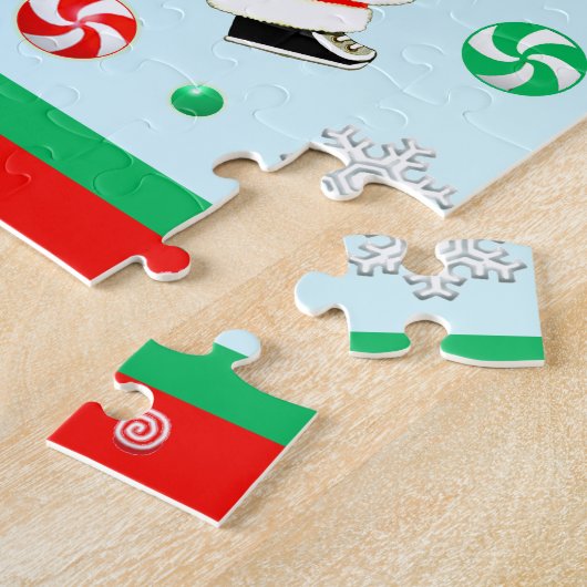 Volleyball Weihnachtsfeiertag Puzzle (Seite)