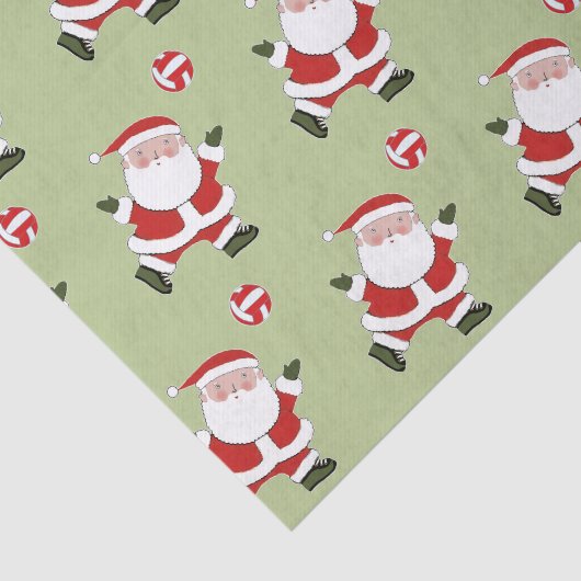 Volleyball Weihnachtsfeiertag Seidenpapier (Ausschnitt)