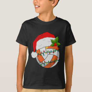 Volleyball Weihnachtsfrauen Weihnachtsmannmütze Me T-Shirt