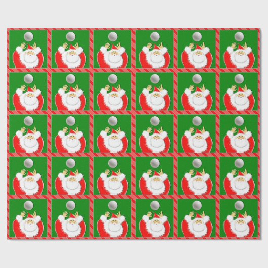 Volleyball Weihnachtsgeschenk Geschenkpapier (Flach)