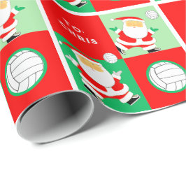 Volleyball Weihnachtsgeschenk Geschenkpapier