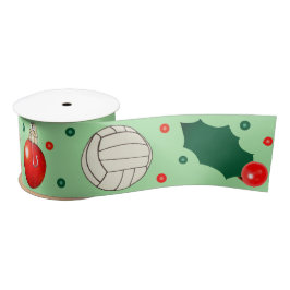 Volleyball Weihnachtsgeschenk Satin Ribbon Satinband