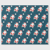 Volleyball Weihnachtsgeschenk Wrapping Paper Geschenkpapier (Flach)