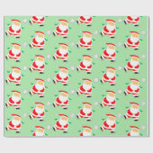 Volleyball Weihnachtsgeschenk Wrapping Paper Geschenkpapier (Flach)