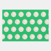 Volleyball Weihnachtsgeschenk Wrapping Paper Geschenkpapier Set (Vorderseite 2)