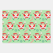 Volleyball Weihnachtsgeschenk Wrapping Paper Geschenkpapier Set (Vorderseite)
