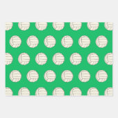 Volleyball Weihnachtsgeschenk Wrapping Paper Geschenkpapier Set (Vorderseite 2)