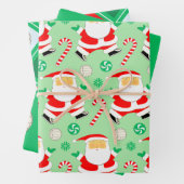 Volleyball Weihnachtsgeschenk Wrapping Paper Geschenkpapier Set (Beispiel)