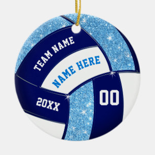 Volleyball Weihnachtsgeschenke für Spieler, Anpass Keramik Ornament