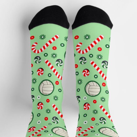 Volleyball Weihnachtsgeschenke Socken (Oben)