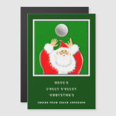 Volleyball Weihnachtskarten Magnetkarte (Vorne/Hinten)