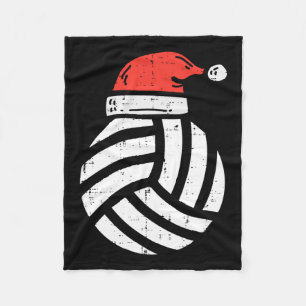 Volleyball Weihnachtsmannmütze Weihnachten Weihnac Fleecedecke