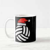 Volleyball Weihnachtsmannmütze Weihnachten Weihnac Kaffeetasse (Links)