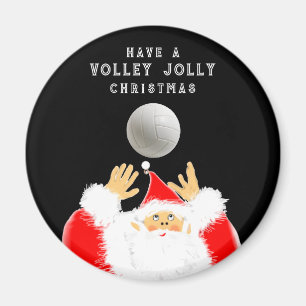 Volleyball-Weihnachtsstrumpf-Füllung Magnet