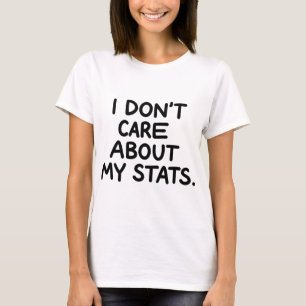 Volleyball Weiße Lüge Ist mir egal wegen Statistik T-Shirt