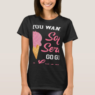 Volleyball Wenn du ein Soft-Serve-Eis Männer wills T-Shirt