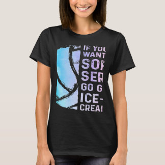 Volleyball, wenn man eine Soft Serve Ice Cream Men T-Shirt