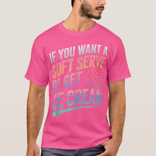 Volleyball, wenn man einen weichen Serve Will, bek T-Shirt