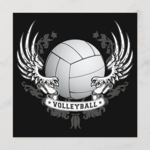 Volleyball Wings Einladung
