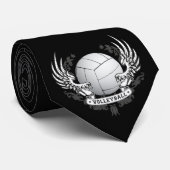 Volleyball Wings Krawatte (Gerollt)