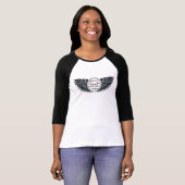 Volleyball Wings Raglan-T - Shirt (Vorne ganz)